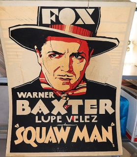 Squaw Man 31 Warner Baxter Lupe Velez RARE Trolley Car Roadshow