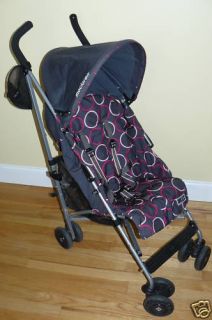 Maclaren Quest Rose Pink Charcoal Stroller w Hinge covers Donation to