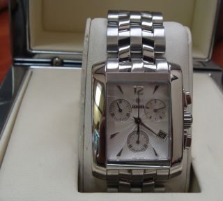 Steel Wrist Watch Sportivo Luxury Swiss Chronograph Box