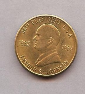 Lyndon B Johnson Presidential Commemorative Medal