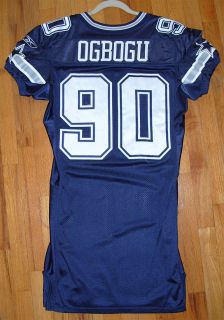 Eric Ogbogu Game Used Cowboys Jersey