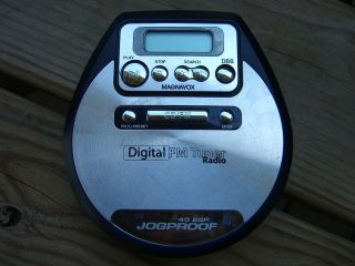 Magnavox Portable CD Player Am FM Radio Jogproof