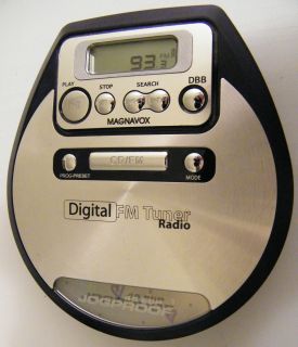 Portable CD Player Magnavox FM Tuner Radio Only Radio Works
