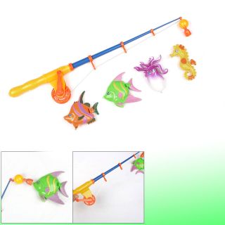 Creatures Magnetic Telescopic Fishing Rod Pole Toy for Child