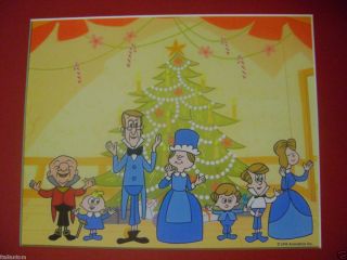 Matted Mr Mister Magoo Scrooge Christmas Carol Animation Art Cell Cel