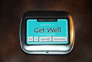 Refrigerator Magnets Magnetic Poetry Get Well Word Magn