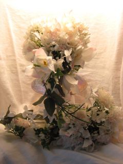 Pre Made Bridal Bouquets Lot of 2