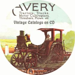Avery Farm Machinery Catalogs on CD History from The Past