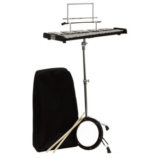 Glockenspiel Bell Kit with Practice Pad Mallets Sticks Stand