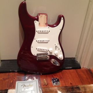 2002 Fender Stratocaster Custom Shop Cherry Nitro Finish