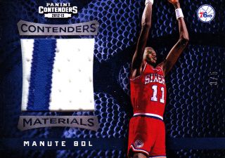 Manute bol 2 Color Patch ★ 3 5 ★ 2012 13 Contenders Panini