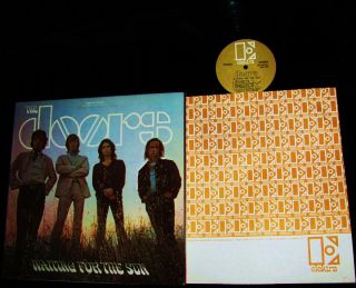 Clean Orig 1968 Gold The Doors Waiting for The Sun Jimbo Morrison