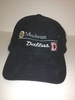 Manheim Dallas Black Corduroy Cap