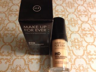 Make Up Forever HD Invisible Cover Foundation Shade 117