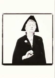 Marianne Moore American Poet by Richard Avedon Modern Postcard