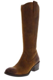Born Concepts NEW Mari Tan Studded Heels Cowboy Western Boots