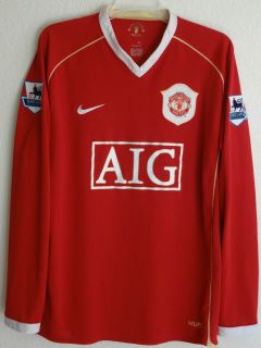 0607 Manchester United Home L s Rooney Jersey