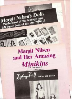  Nilsen 1940s Minikins Deb u Doll Manikin Article by Glenn Mandeville