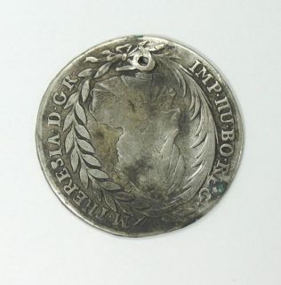 Maria Theresa 20 Kreutzer Kreuzer Coin 1780 Austria See