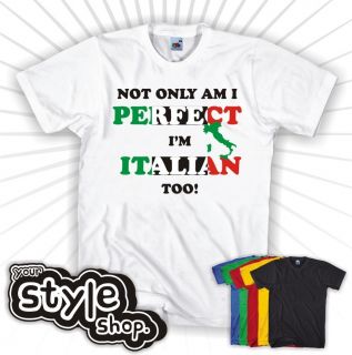 Shirt Super Mario Balotelli not Only Perfect IM Italian Too s M L