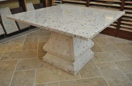 Custom Made Concrete Terrazzo Countertops Glass Shells Marble