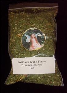 Organic Red Clover Leaf Flower Herb Herbal 1 Ounce