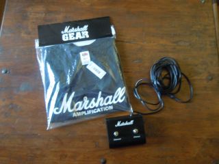 Marshall 2 Button Channel Guitar Amp Footswitch Pedal Box and XL T