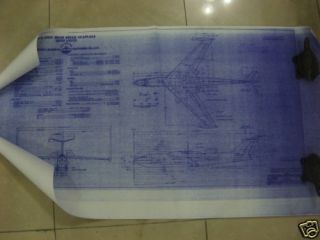 Martin P6M Seamaster Blueprint Drawing Diagram Plan