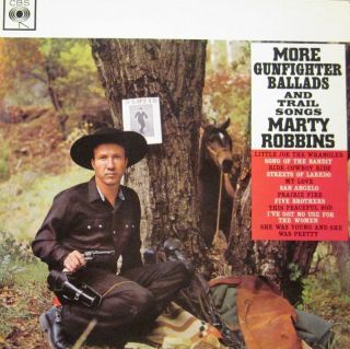 Marty Robbins Vinyl LP More Gunfighter Ballads Trail