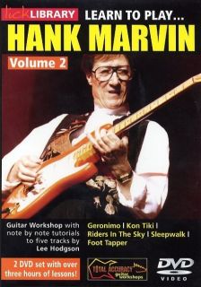 New Lick Library Learn to Play Hank Marvin 2 Shadows DVD Electric