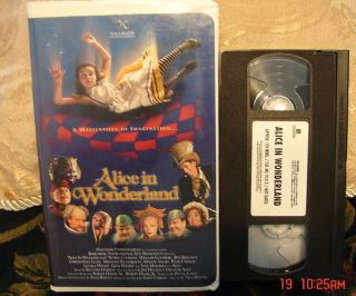 Hallmark Alice in Wonderland Martin Short Kingsley VHS Video All Star