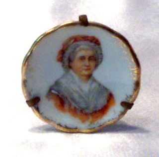 Vintage Porcelain Limoges Martha Washington Portrait Plate