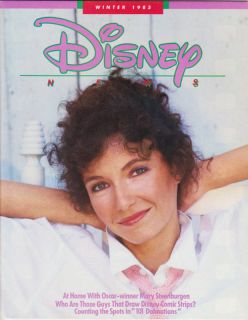 Disney News Winter 1985 Mary Steenburgen New Cover