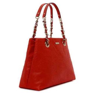 Kate Spade Victoria Falls Maryanne Handbag Tote Spicy Red New
