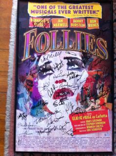 Broadway Cast Original Signed Windowcard Autographed Peters