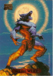 1994 Marvel Masterpieces 135 Werewolf Trading Card
