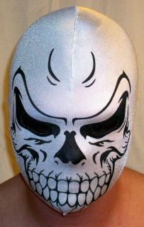 New Skull Wrestling Mask Scary Costume Skeleton