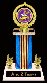 Math Trophy Academic High School Education Trophies for Kids Awards