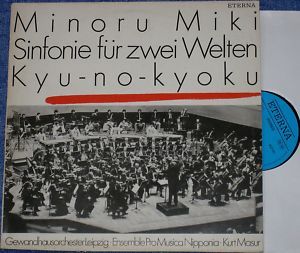 Masur Miki Sinfonie FÜR Zwei Welten Eterna 8 27 901