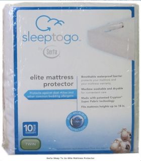 Serta Elite Mattress and Pillow Protectors Allergen Guard Same as