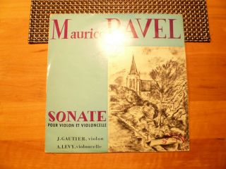 Andre Levy J Gautier Maurice Ravel Sonate Pour Violin Et Violoncelle