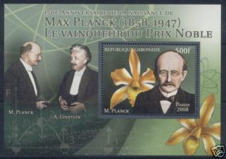 Max Planck and Albert Einstein on Stamps