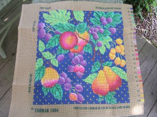 Ehrman Fruit Drops Gorgeous Needlepoint Kit by Elian McCready