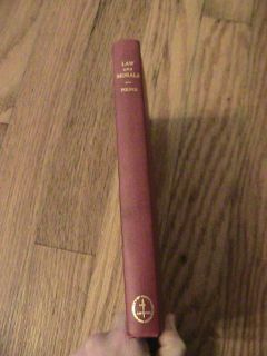 and Morals Vintage HC Book Roscoe Pound Harvard McNair Lectures