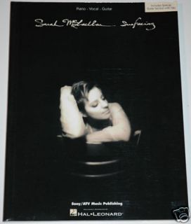 Sarah McLachlan Surfacing Song Book Piano Vocal Guitar