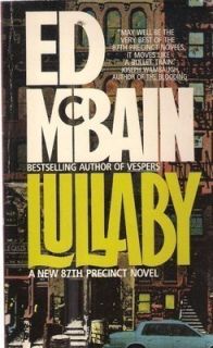 Lullaby by Ed McBain 1989 Paperback Reprint Mystery Thriller