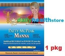 Nanacea Manna N Patty McPeak 21oz Omega 3 6 Rice Bran 120 Antioxidants