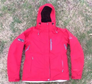 McKinley Niagara 3 In 1 Jacket Parka Womens Small Red Aquamax Recco