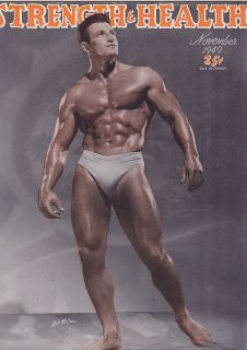 1949 Strength Health Bodybuilding Muscle Magazine Bob McCune