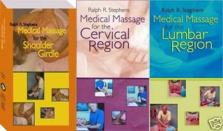 Medical Massage 3 DVD Video Set by Ralph Stephens